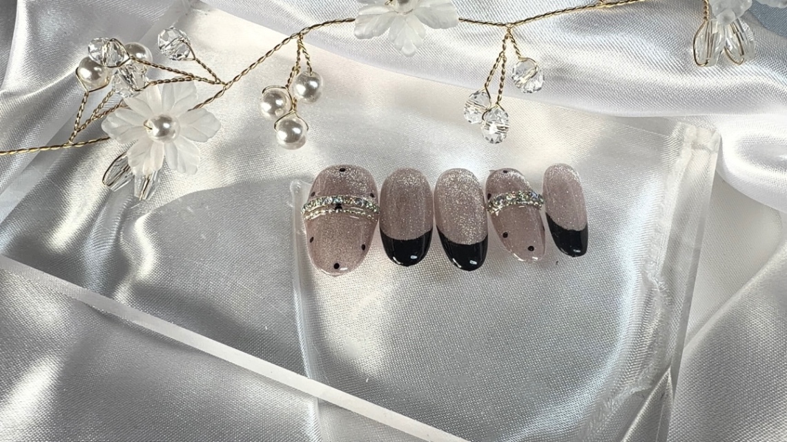 形状記憶チップ対象【3】""自爪を再現"'サイズに悩まない、あなただけの型取りオーダーネイルチップ 4枚目