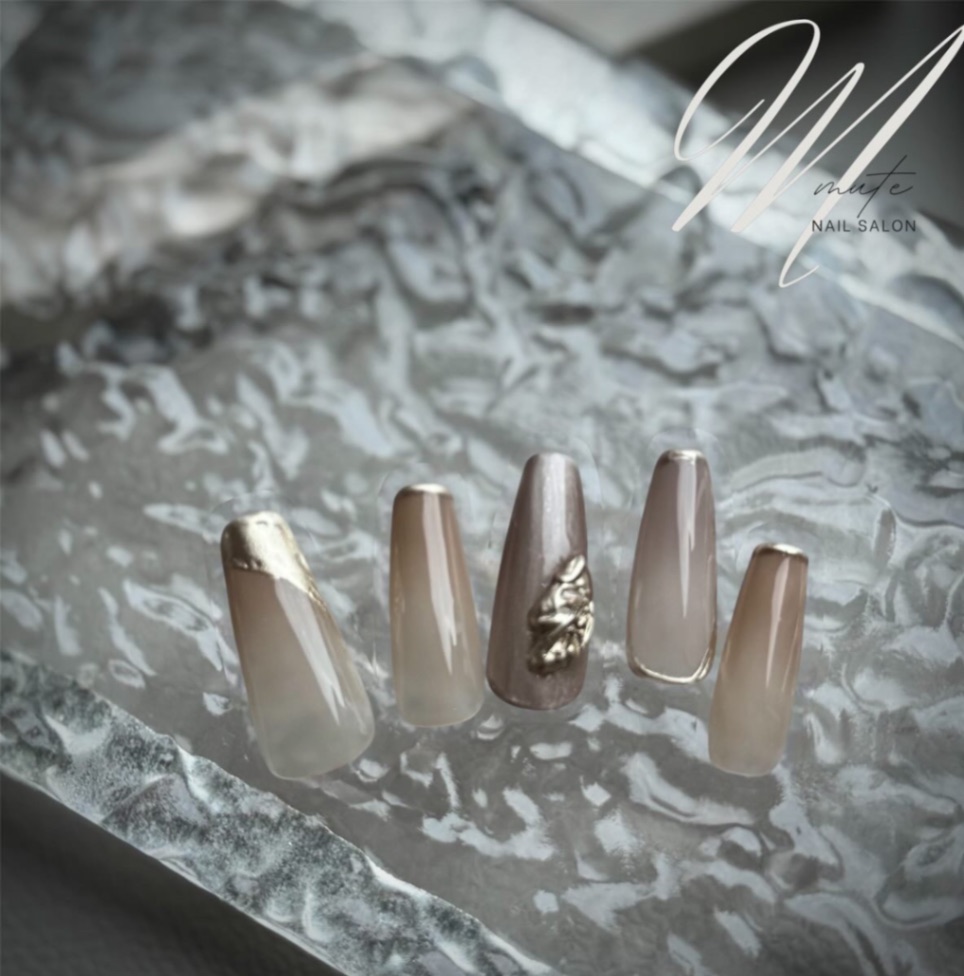 形状記憶チップ対象【2】""自爪を再現""サイズに悩まない、あなただけの型取りオーダーネイルチップ 2枚目