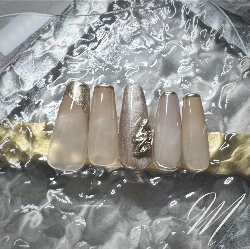 形状記憶チップ対象【2】""自爪を再現""サイズに悩まない、あなただけの型取りオーダーネイルチップ 3枚目