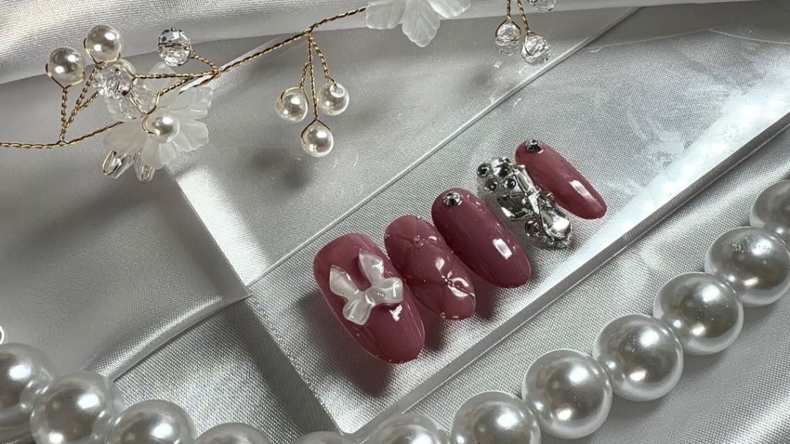 形状記憶チップ対象【1】""自爪を再現""サイズに悩まない、あなただけの型取りオーダーネイルチップ 2枚目