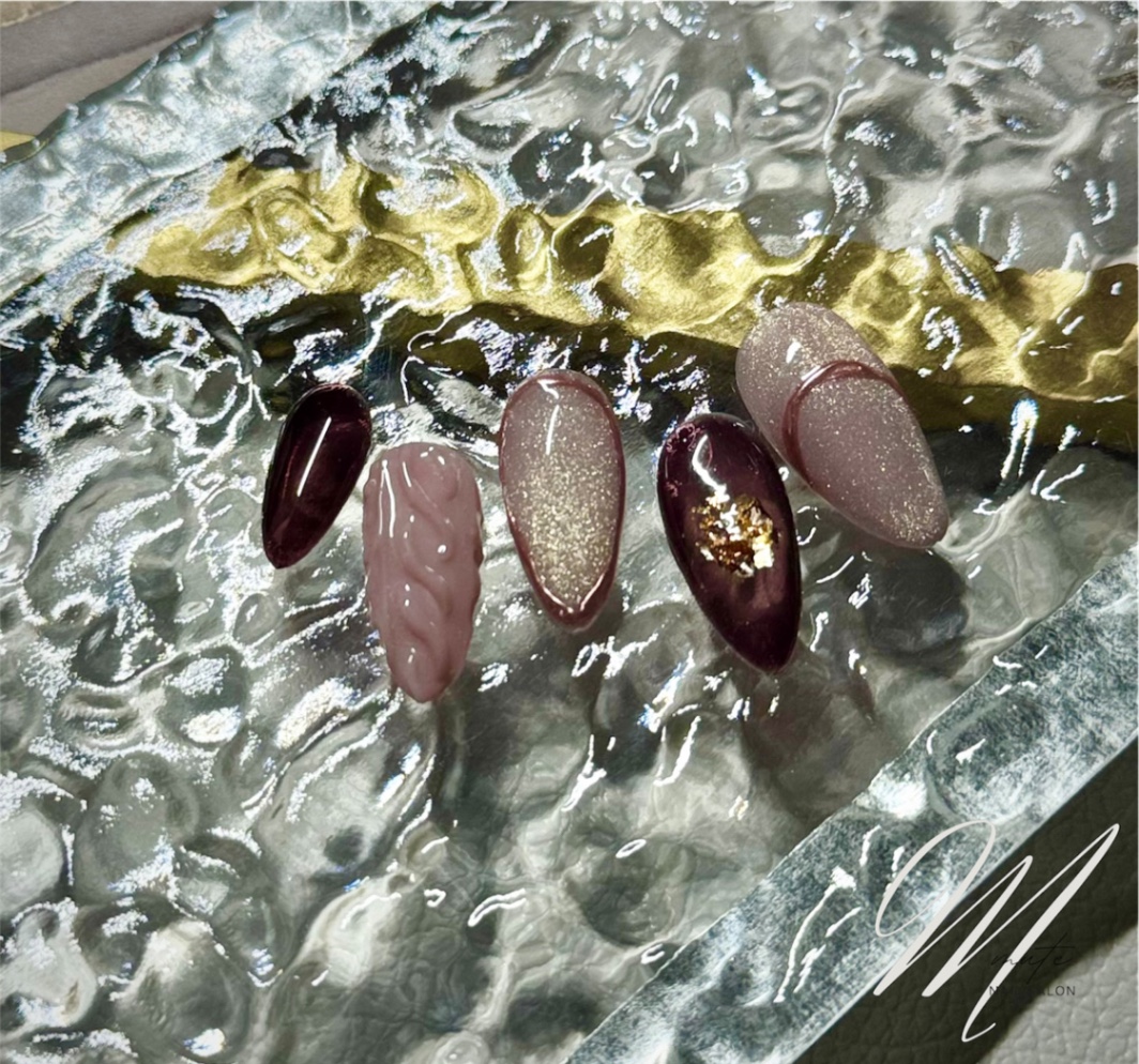 形状記憶チップ対象【4】"自爪を再現"サイズに悩まない、あなただけの型取りオーダーネイルチップ 2枚目