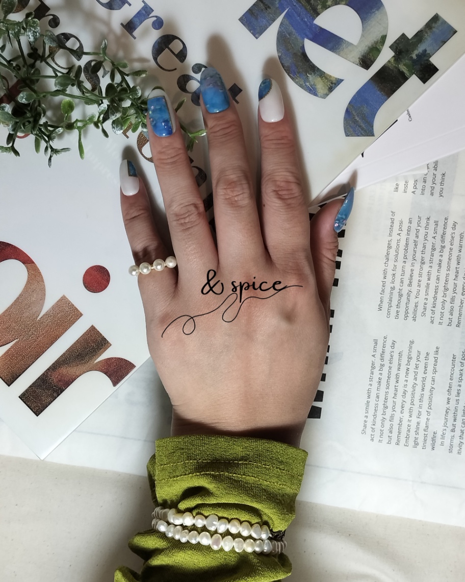 suiren絵画ネイル l モネネイル l ニュアンス l 大人ネイル 2枚目