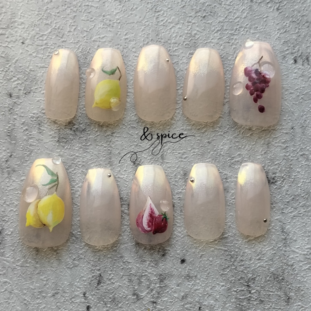 瑞々しい果物のアートを指先に l fruits  intro collection l はじめてのお買い物に