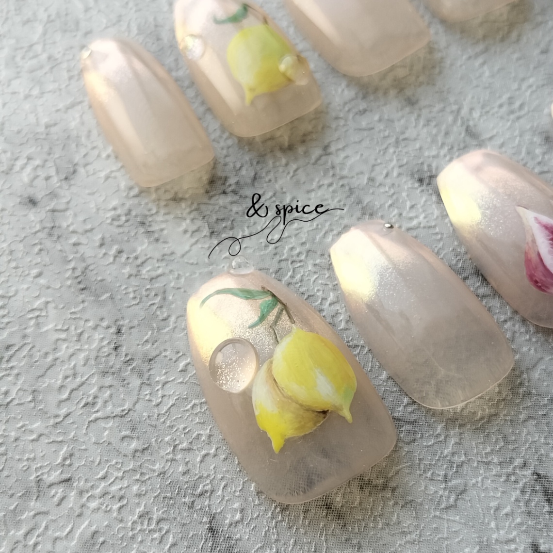 瑞々しい果物のアートを指先に l fruits  intro collection l はじめてのお買い物に 2枚目