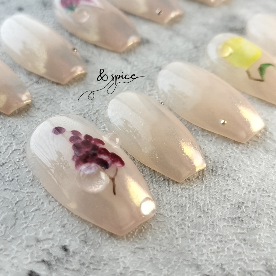 瑞々しい果物のアートを指先に l fruits  intro collection l はじめてのお買い物に 5枚目