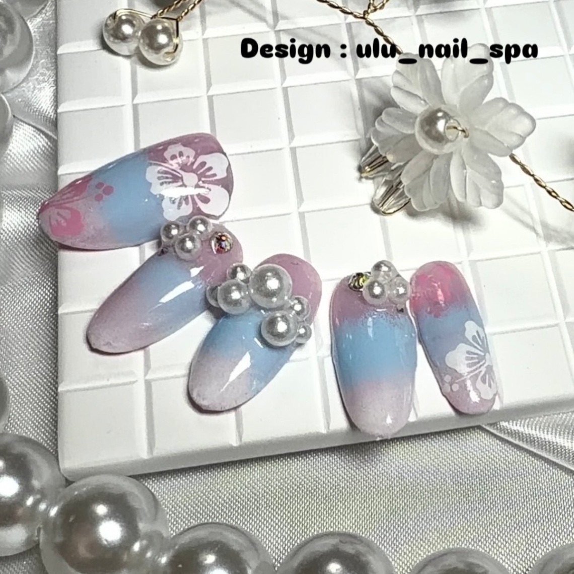 形状記憶チップ対象【7】""自爪を再現""サイズに悩まない、あなただけの型取りオーダーネイルチップ 2枚目