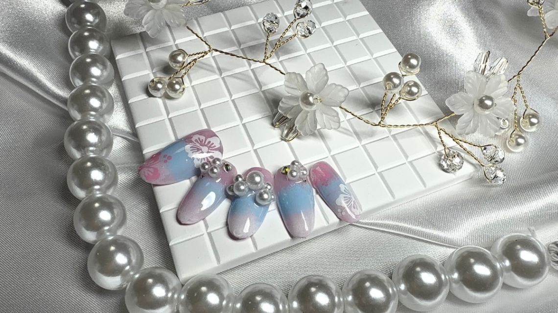 形状記憶チップ対象【7】""自爪を再現""サイズに悩まない、あなただけの型取りオーダーネイルチップ 3枚目