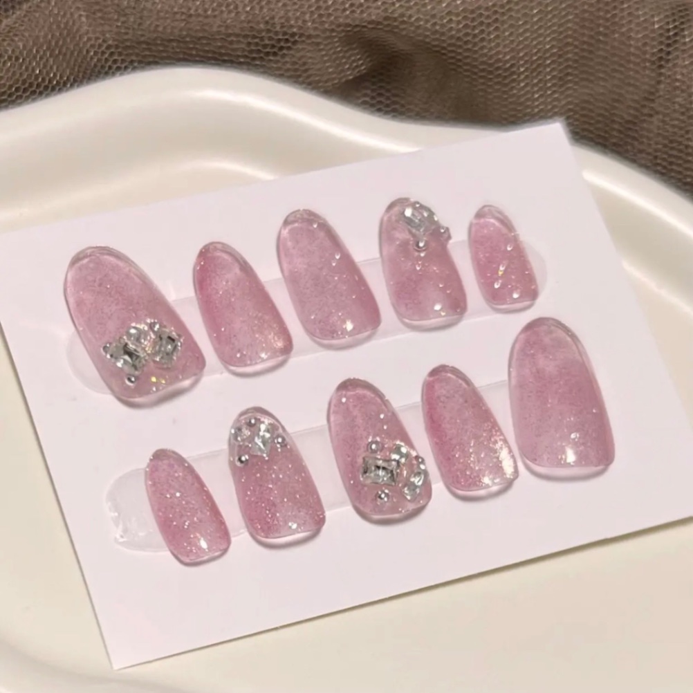 【#6 大人の春 プリズム パーツデコネイルチップ 】