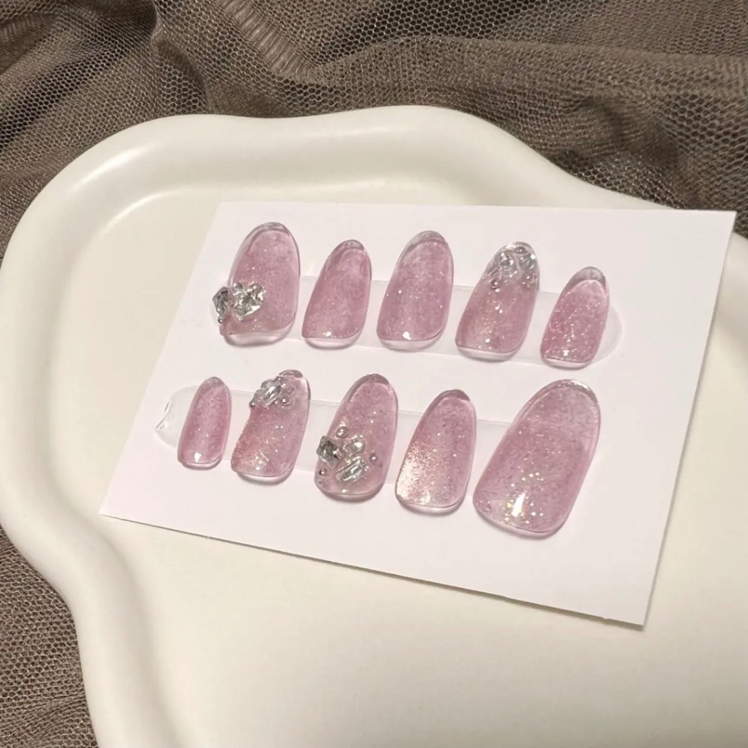 【#6 大人の春 プリズム パーツデコネイルチップ 】 4枚目