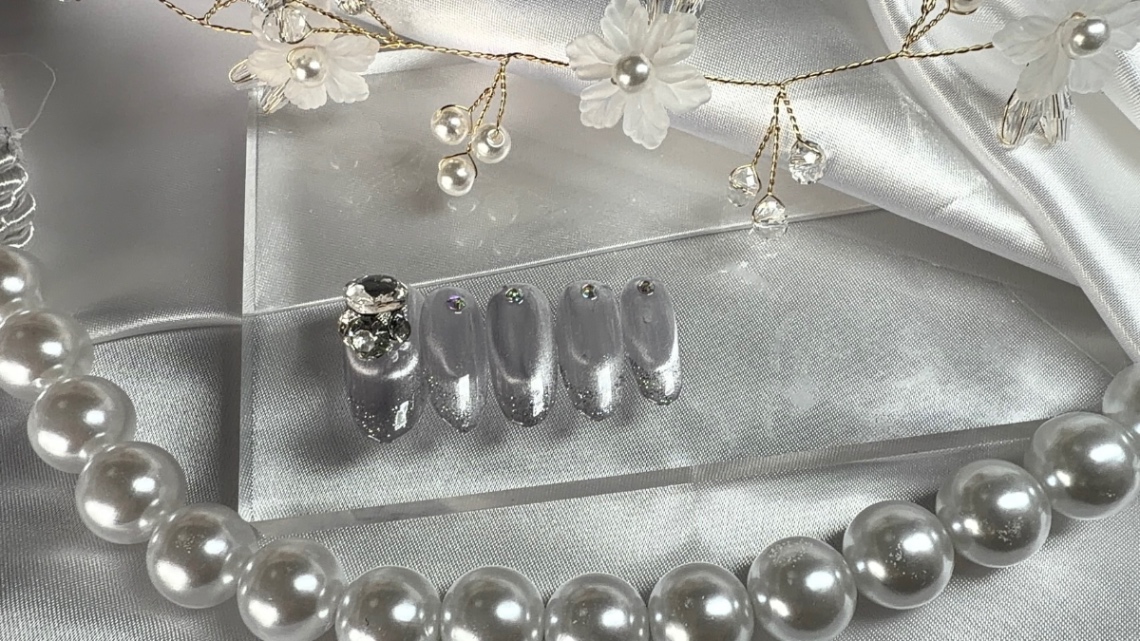 形状記憶チップ対象【9】""自爪を再現""サイズに悩まない、あなただけの型取りオーダーネイルチップ  2枚目