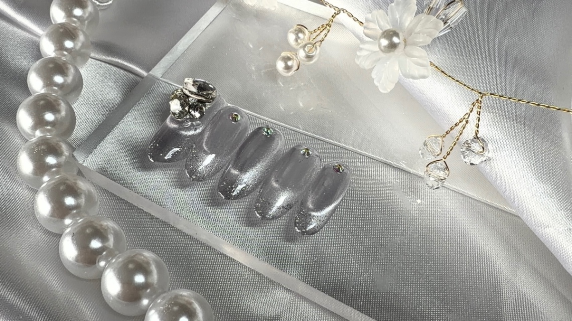 形状記憶チップ対象【9】""自爪を再現""サイズに悩まない、あなただけの型取りオーダーネイルチップ  3枚目