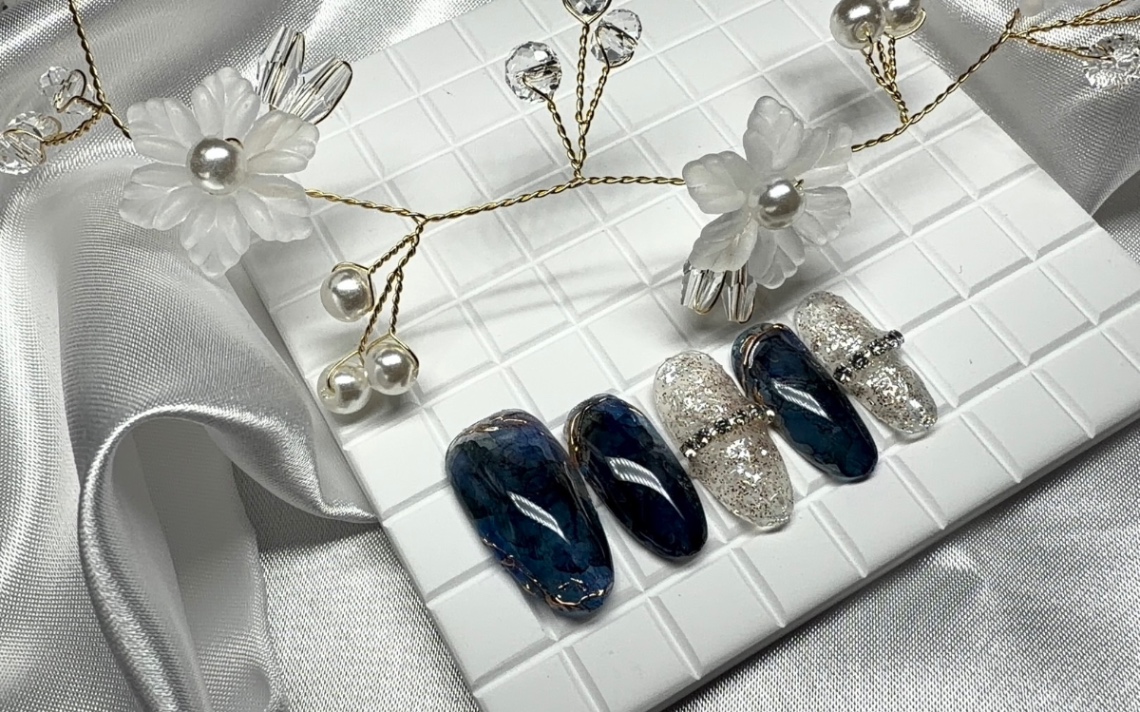 形状記憶チップ対象【11】""自爪を再現""サイズに悩まない、あなただけの型取りオーダーネイルチップ 3枚目