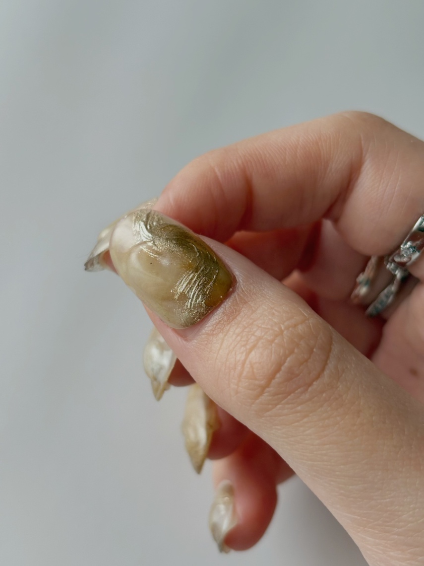 gold wave ニュアンスネイル 4枚目