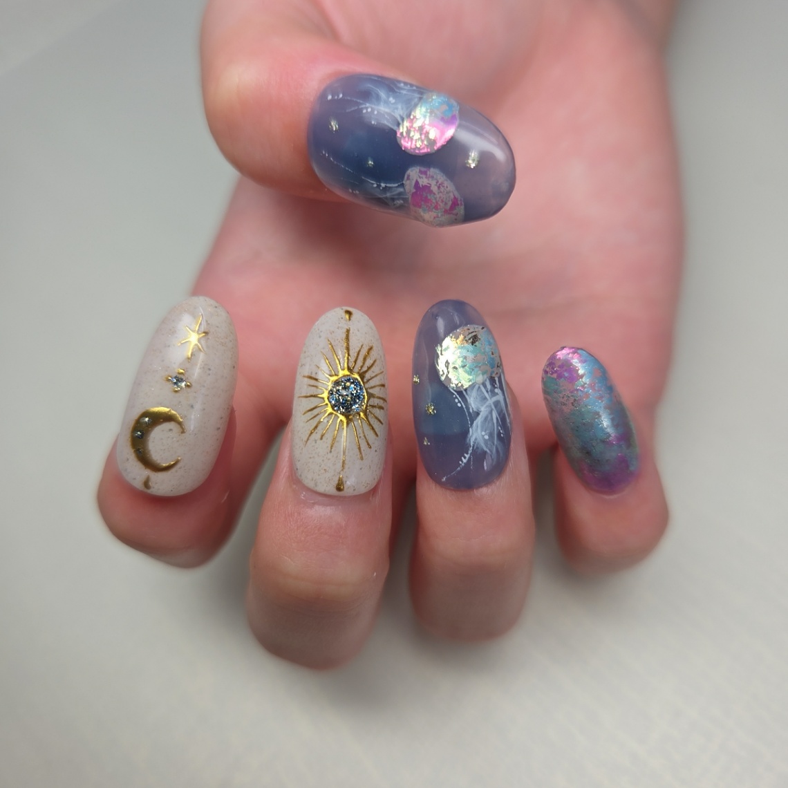 ぷっくりきらめくクラゲアート 3枚目