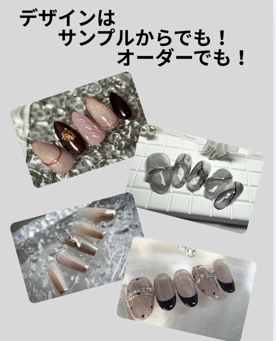 ジェルアレルギー対応・爪の型から作る完全オーダーメイドネイルチップ（歯科素材使用） 3枚目