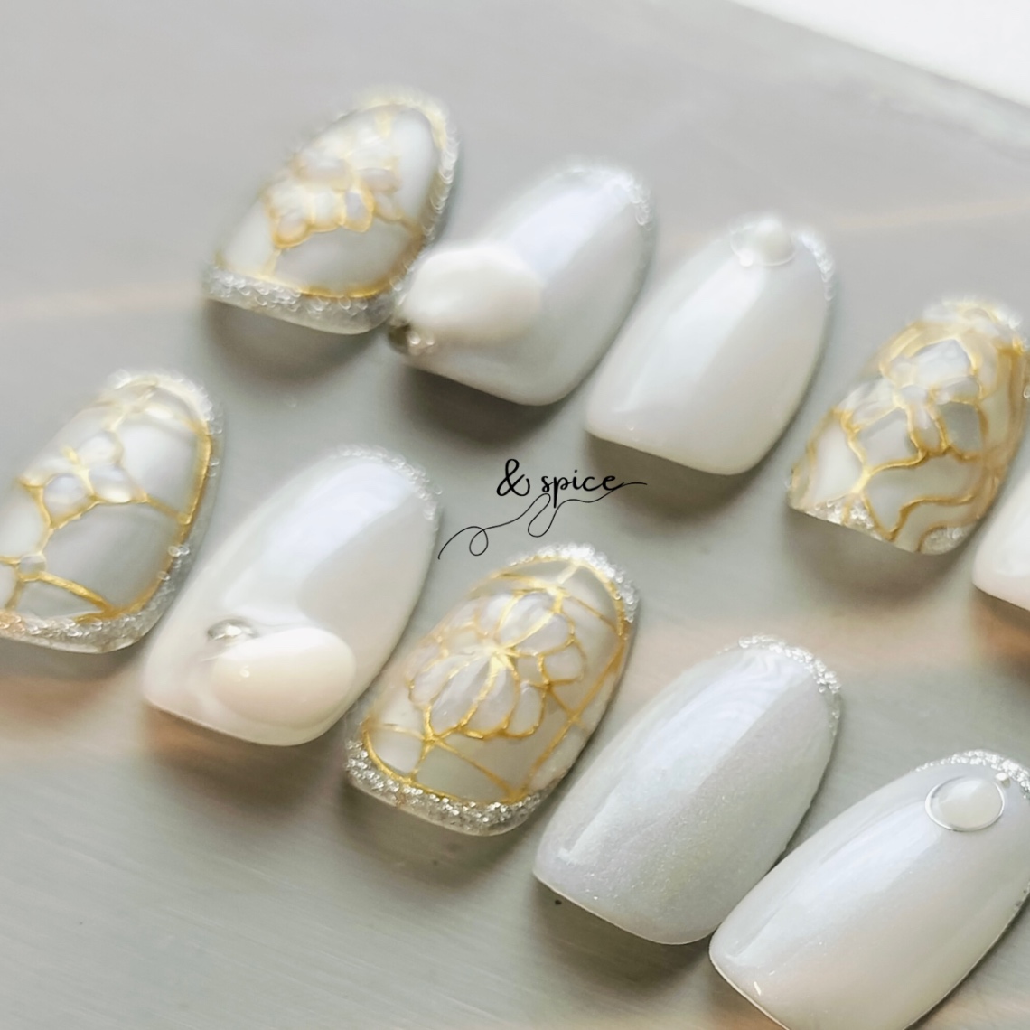 Vitrail 手描きステンドグラスデザイン l  繊細手描き l すりガラス  2枚目