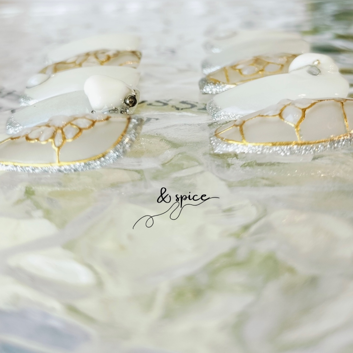 Vitrail 手描きステンドグラスデザイン l  繊細手描き l すりガラス  3枚目