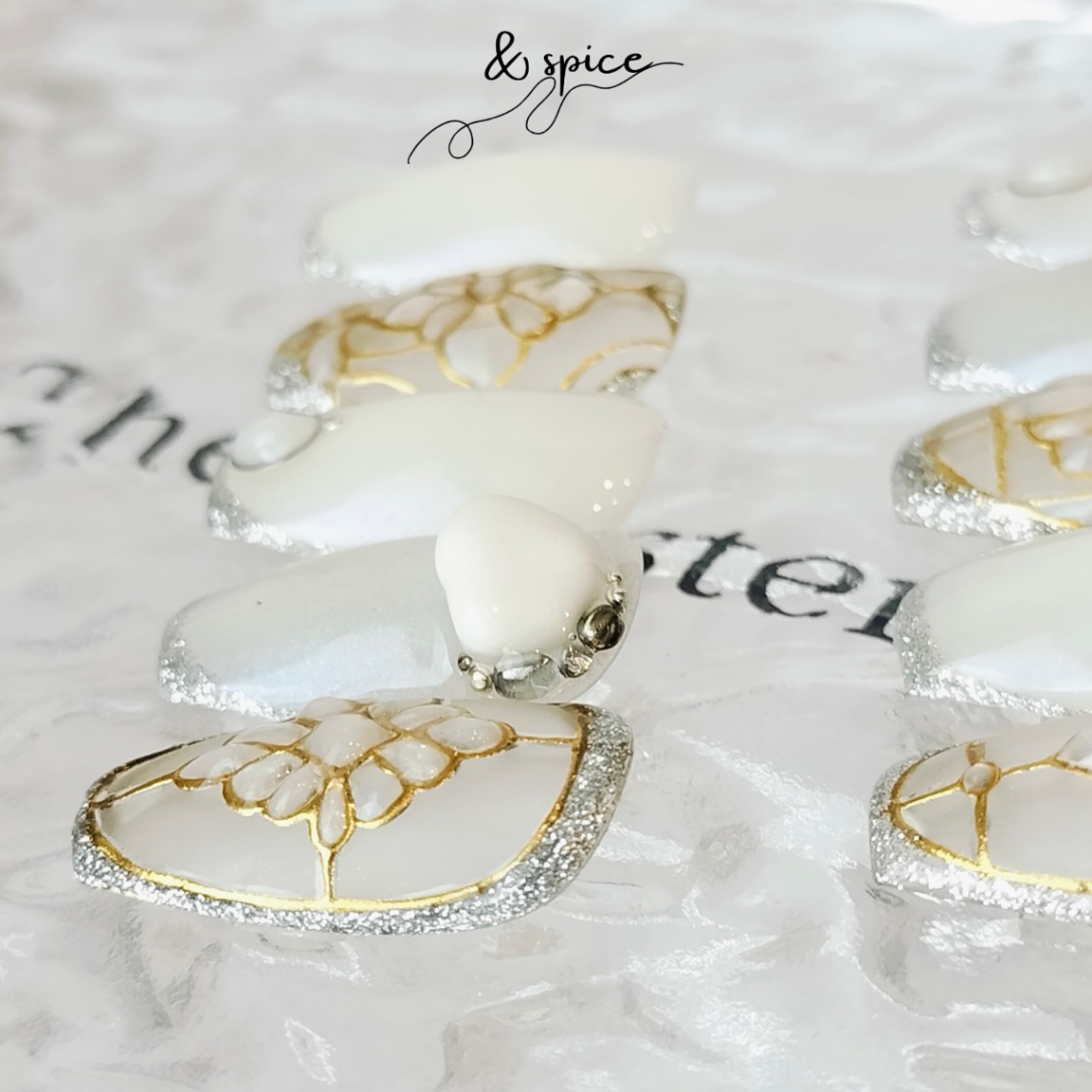 Vitrail 手描きステンドグラスデザイン l  繊細手描き l すりガラス  6枚目