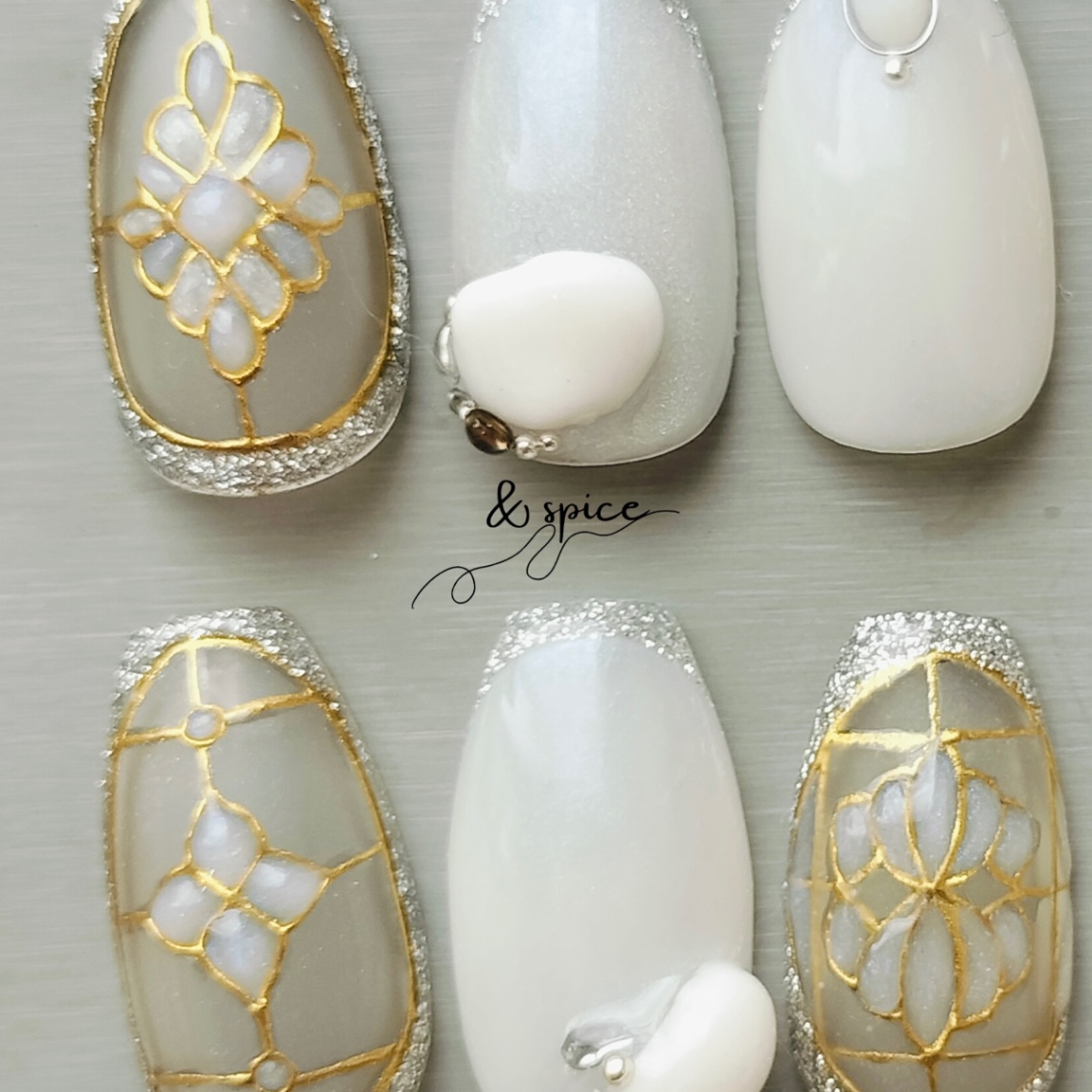 Vitrail 手描きステンドグラスデザイン l  繊細手描き l すりガラス  8枚目