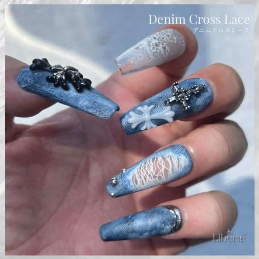 Denim Cross Lace / デニムクロスレース 1枚目
