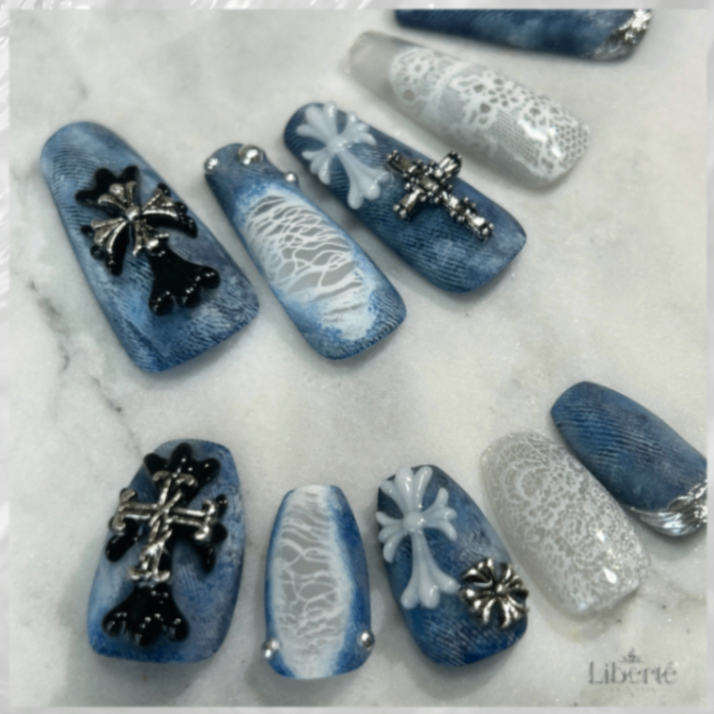Denim Cross Lace / デニムクロスレース 3枚目