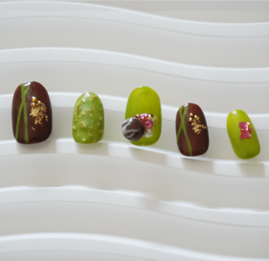 【02】抹茶チョコデザイン