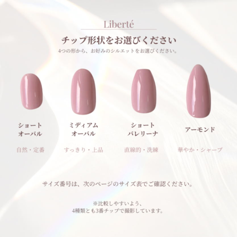 ネイルチップ サイズ確認キット|計測用チップ 2枚目